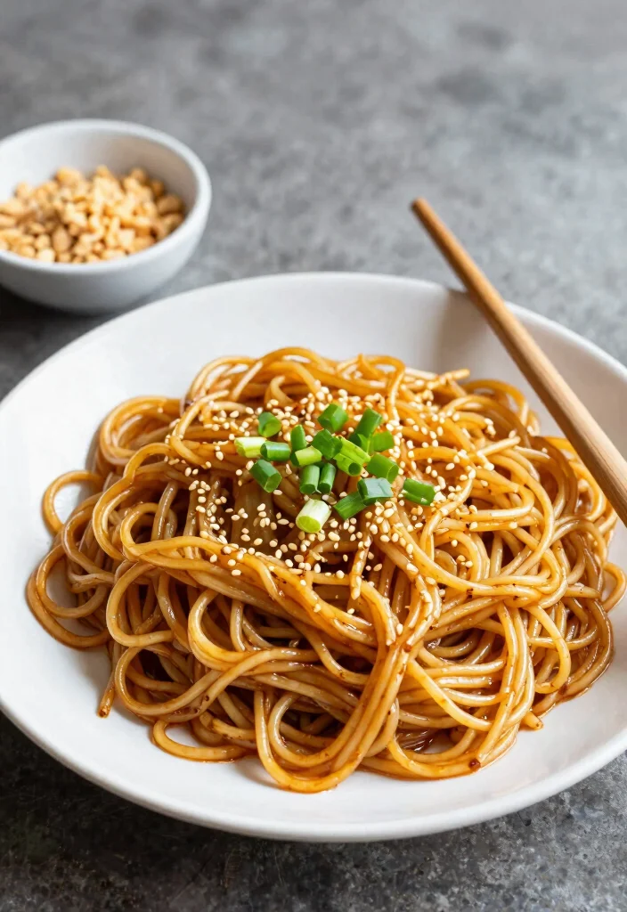 12 Asian Dinner Recipes for Simple Flavor-Packed Weeknight Meals - 7. Quick Ginger Sesame Noodles
