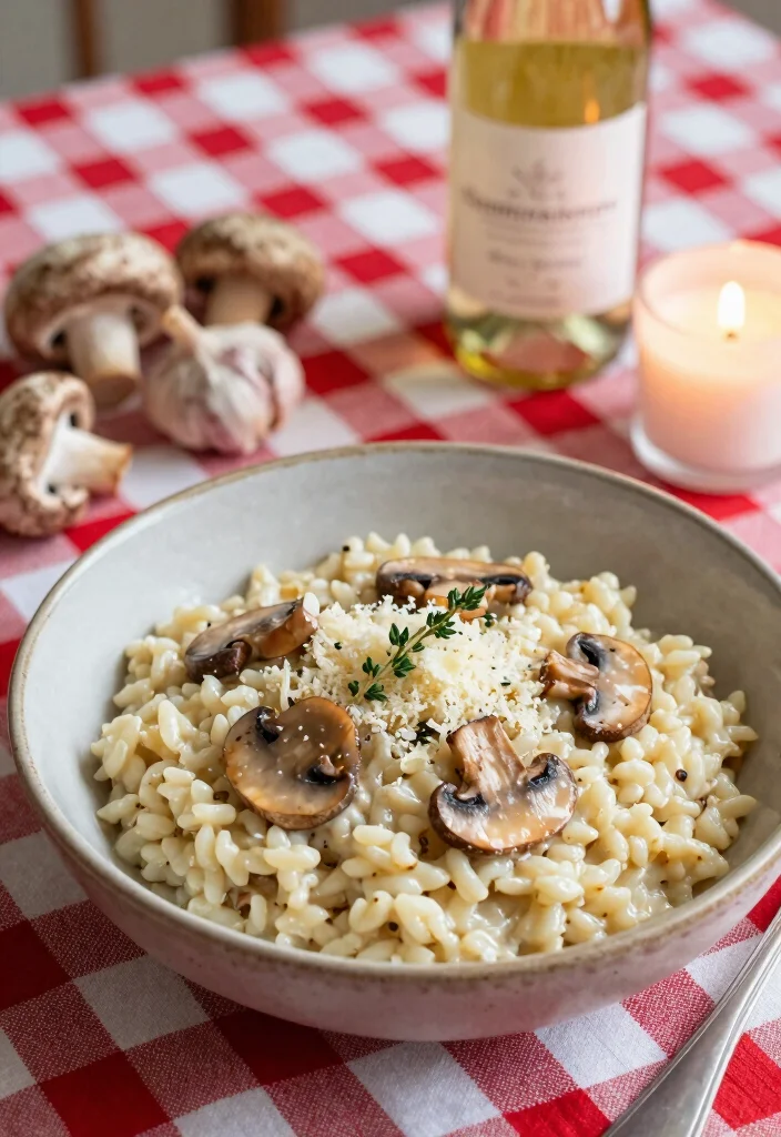 12 Christmas Dinner Recipes for Festive Cozy Holiday Meals - 2. Creamy Mushroom Risotto