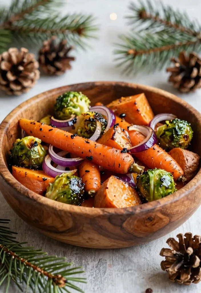 12 Christmas Dinner Recipes for Festive Cozy Holiday Meals - 7. Winter Roasted Vegetable Medley