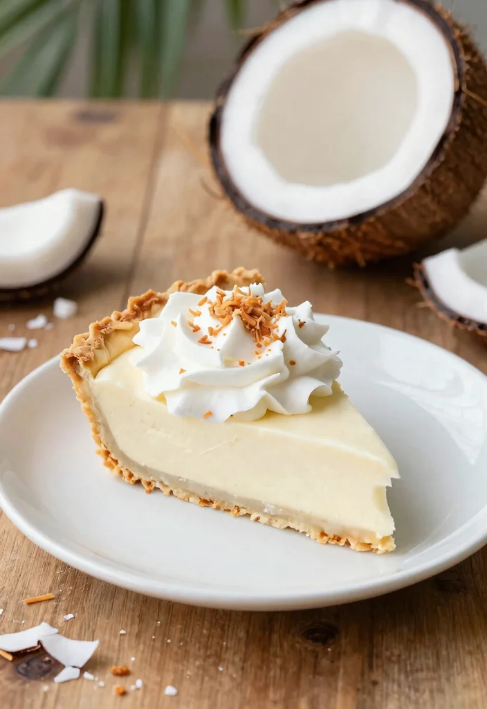 12 Coconut Dessert Recipes for Easy Tropical Sweet Ideas - 3. Coconut Cream Pie