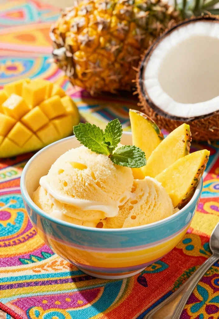 12 Coconut Dessert Recipes for Easy Tropical Sweet Ideas - 4. Tropical Coconut Sorbet