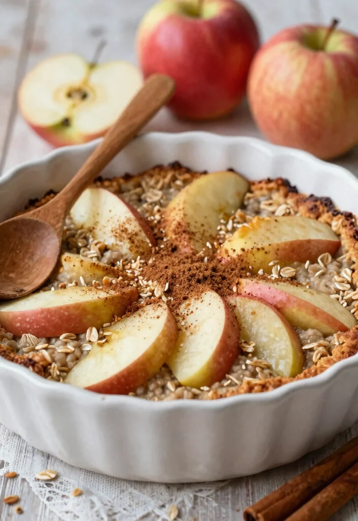 12 Easy Dinner Casserole Recipes for Quick Comforting Meals - 12. Apple and Cinnamon Oatmeal Bake