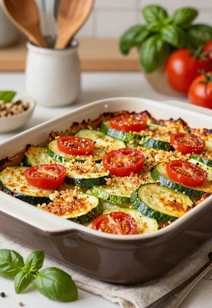 12 Easy Dinner Casserole Recipes for Quick Comforting Meals - 3. Zucchini and Tomato Bake
