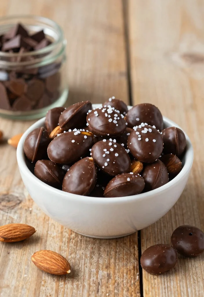 12 Easy Healthy Snack Recipes for Quick Nutritious Bites - 12. Chocolate Covered Almonds