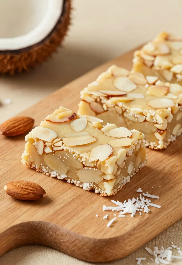 12 Easy Healthy Snack Recipes for Quick Nutritious Bites - 9. Coconut Almond Energy Bars