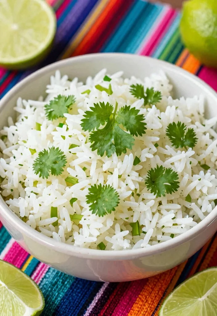 12 Easy Mexican Dinner Recipes for Bold Simple Weeknight Meals - 10. Cilantro Lime Rice