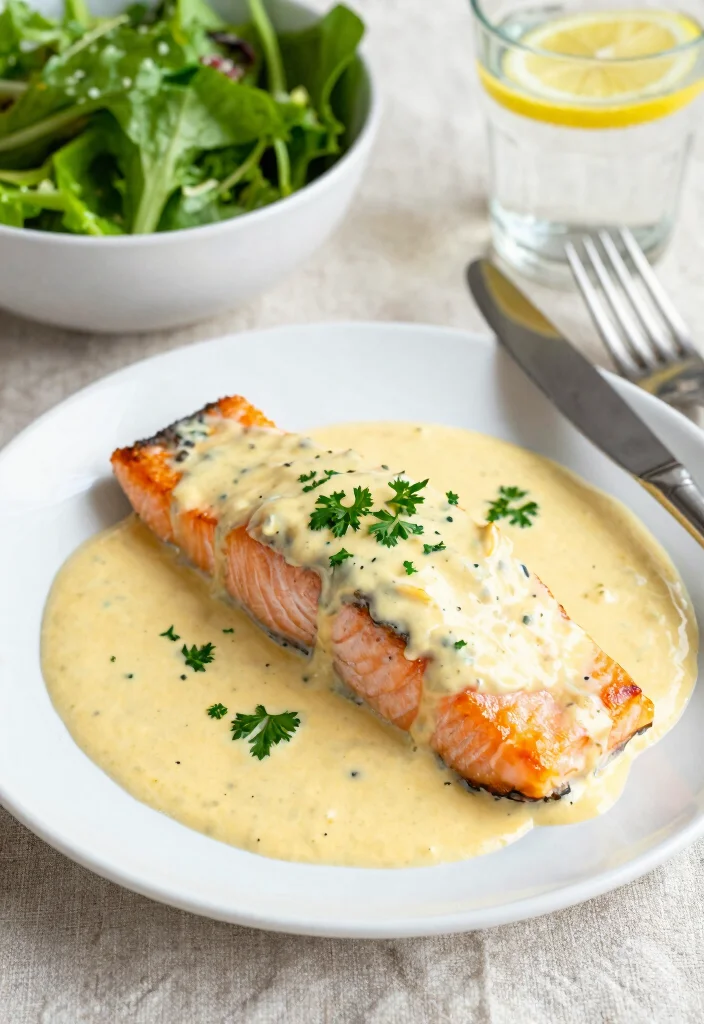 12 Fish Keto Recipes for Light Healthy Low-Carb Meals - 2. Creamy Garlic Parmesan Salmon