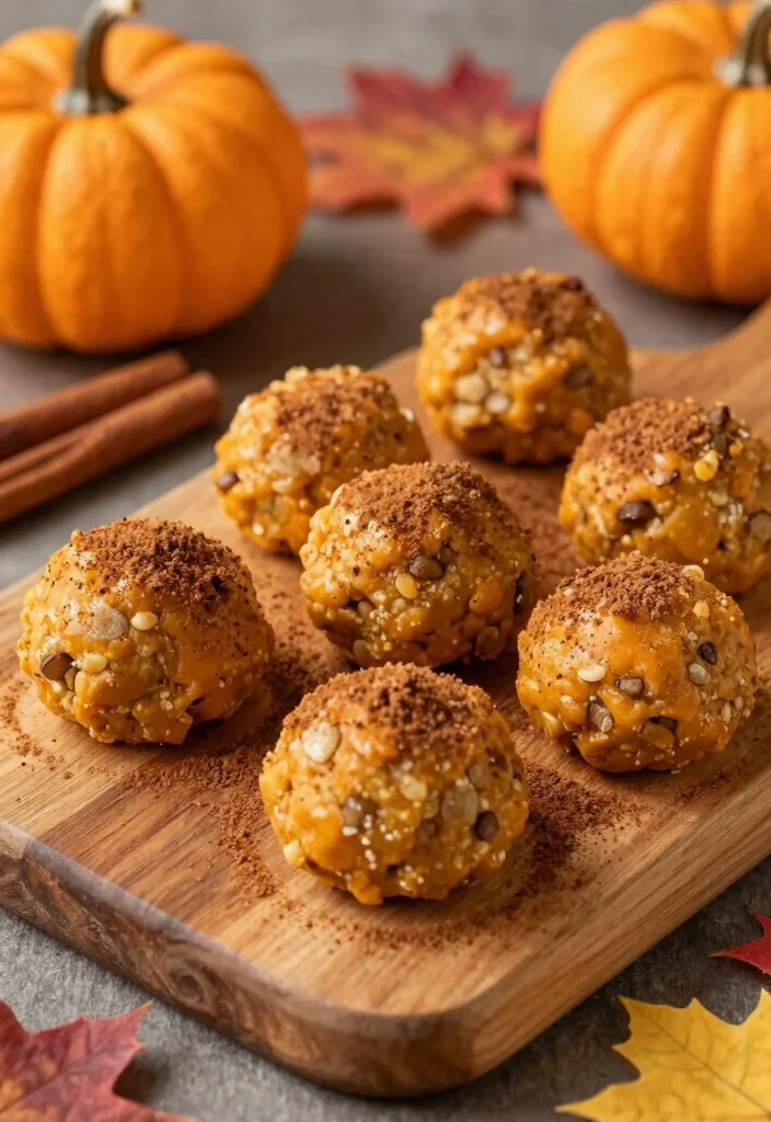 12 Halloween Dessert Recipes for Fun Easy Spooky Sweet Treats - 1. Pumpkin Spice Energy Bites