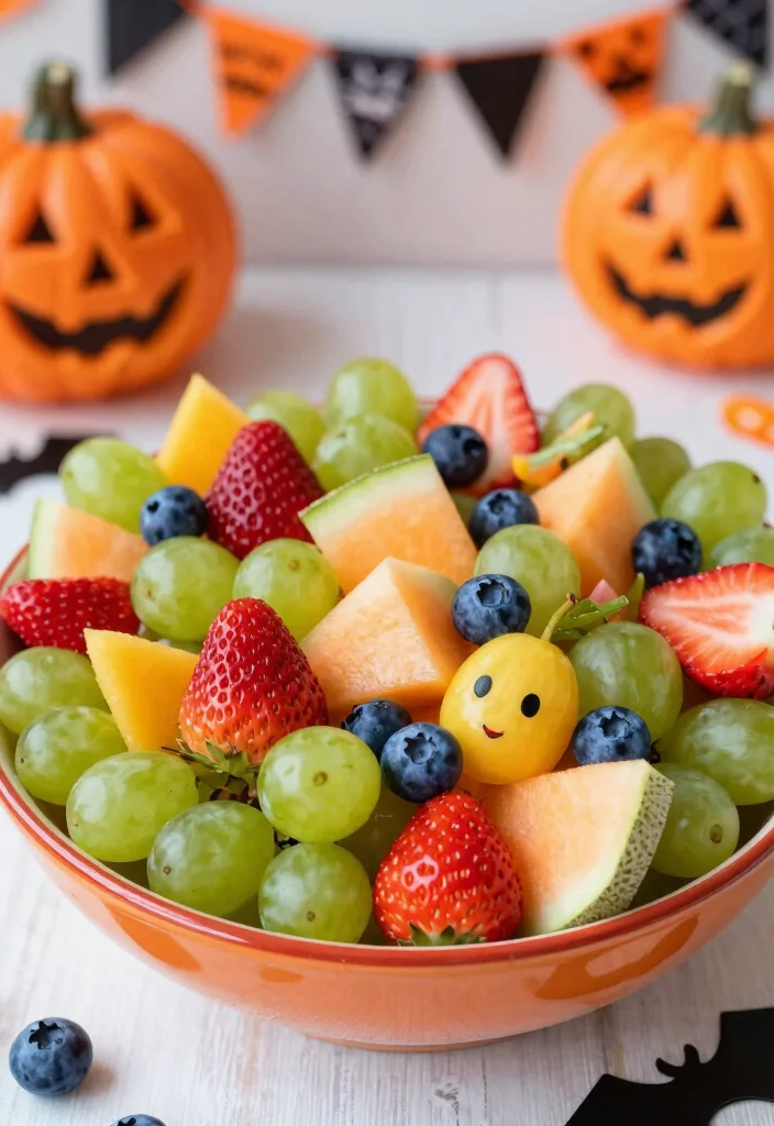 12 Halloween Dessert Recipes for Fun Easy Spooky Sweet Treats - 12. Halloween Fruit Salad