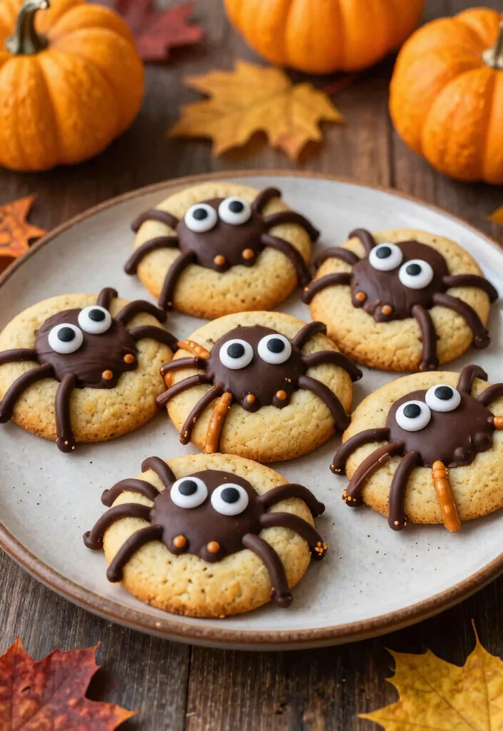 12 Halloween Dessert Recipes for Fun Easy Spooky Sweet Treats - 3. Spooky Spider Cookies