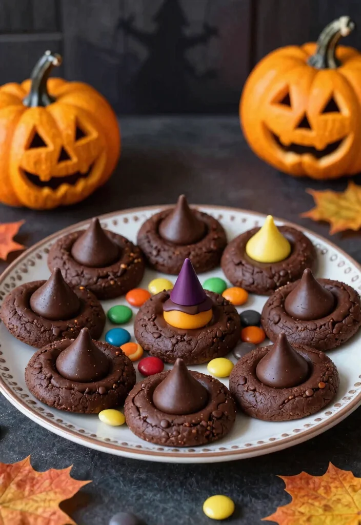 12 Halloween Dessert Recipes for Fun Easy Spooky Sweet Treats - 6. Witch Hat Cookies