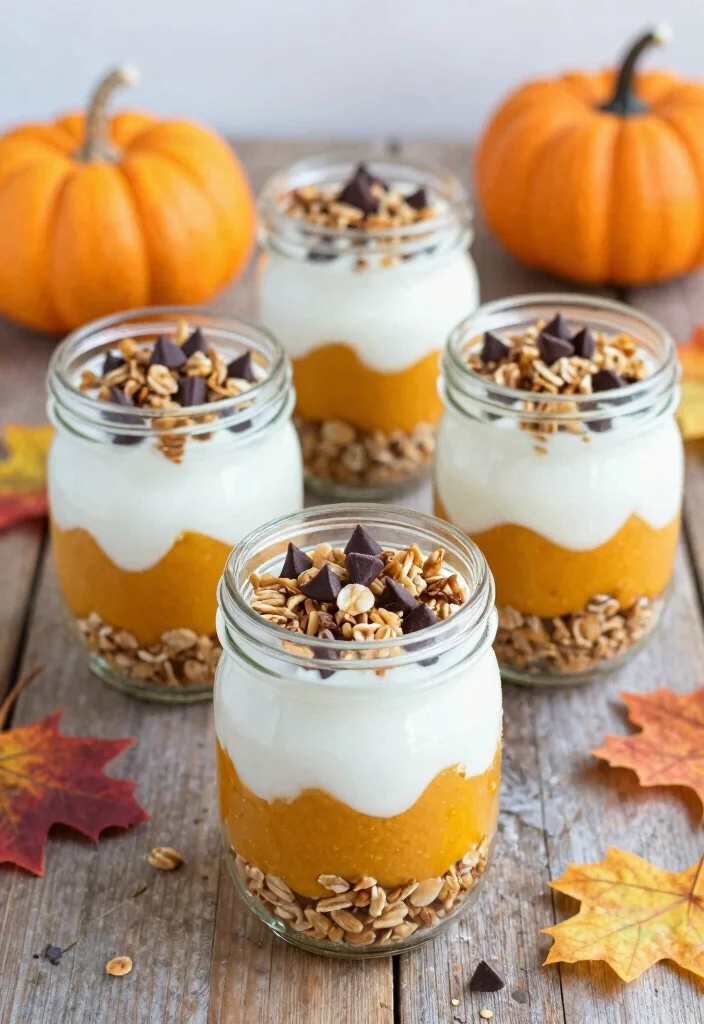 12 Halloween Dessert Recipes for Fun Easy Spooky Sweet Treats - 7. Pumpkin Yogurt Parfaits