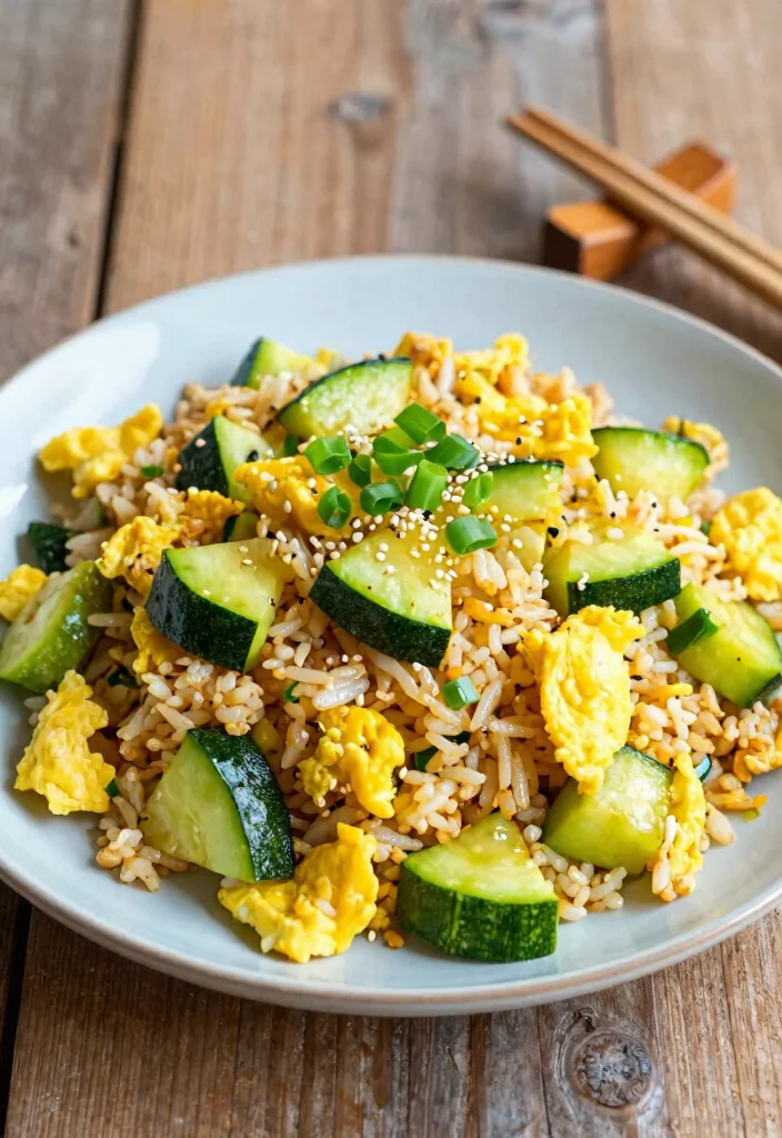 12 Healthy Egg Recipes for Easy Protein-Packed Meals - 4. Zucchini and Egg Fried Rice