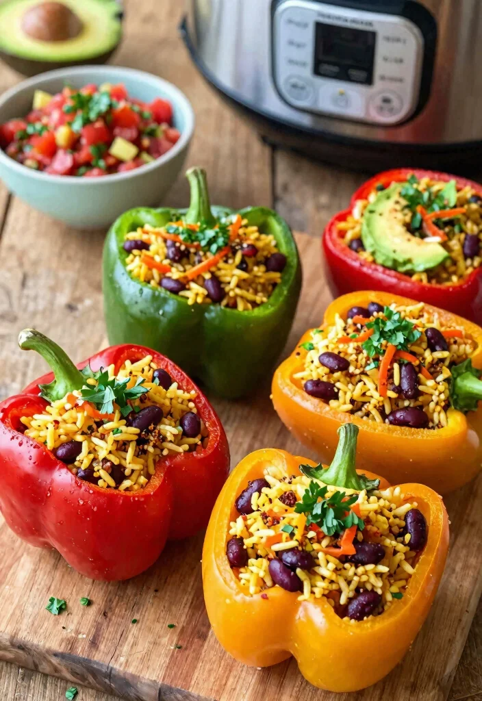 12 Healthy Instant Pot Recipes for Fast Nutritious Dinners - 11. Instant Pot Stuffed Peppers