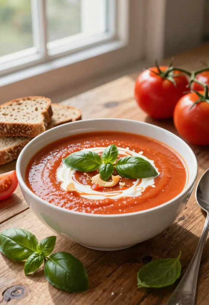 12 Healthy Instant Pot Recipes for Fast Nutritious Dinners - 3. Creamy Tomato Basil Soup