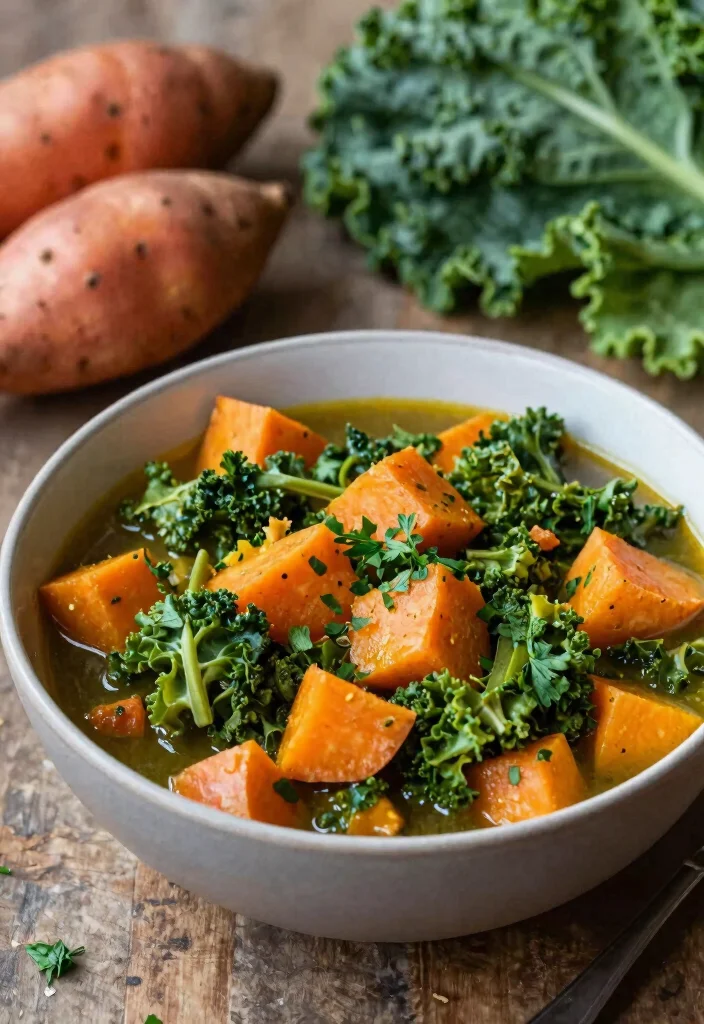 12 Healthy Instant Pot Recipes for Fast Nutritious Dinners - 9. Sweet Potato and Kale Stew