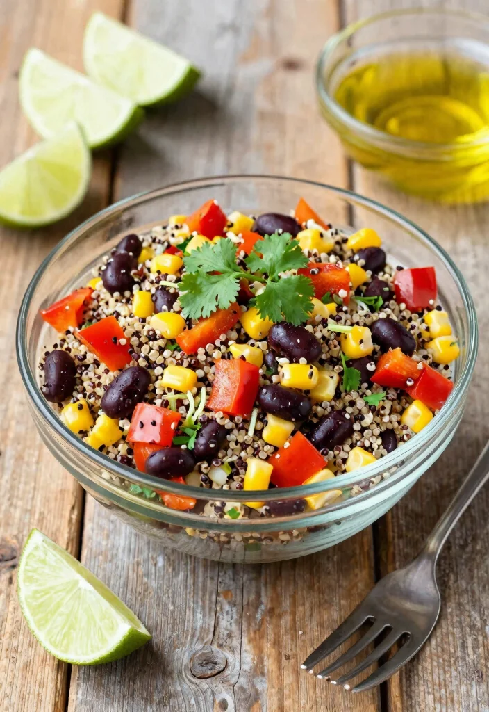 12 Healthy Lunch Recipes for Easy Balanced Midday Meals - 1. Quinoa & Black Bean Salad