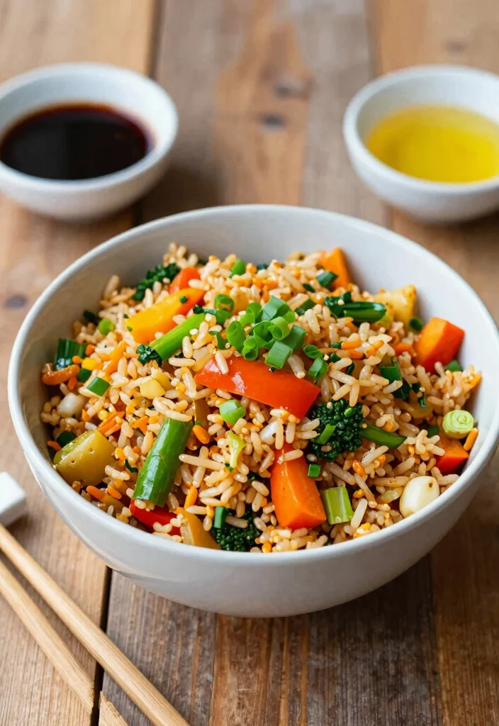 12 Healthy Lunch Recipes for Easy Balanced Midday Meals - 7. Veggie-Packed Fried Rice
