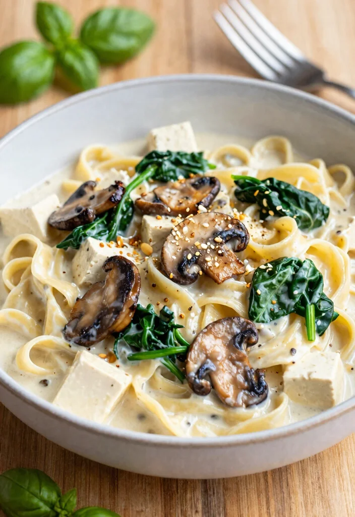12 Healthy Tofu Recipes for Easy High-Protein Meals - 2. Creamy Tofu Alfredo