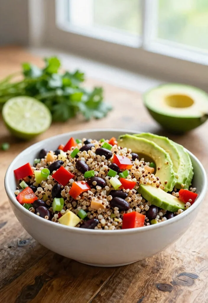12 High-Fiber Dinner Recipes for Easy Gut-Friendly Meals - 1. Quinoa & Black Bean Salad