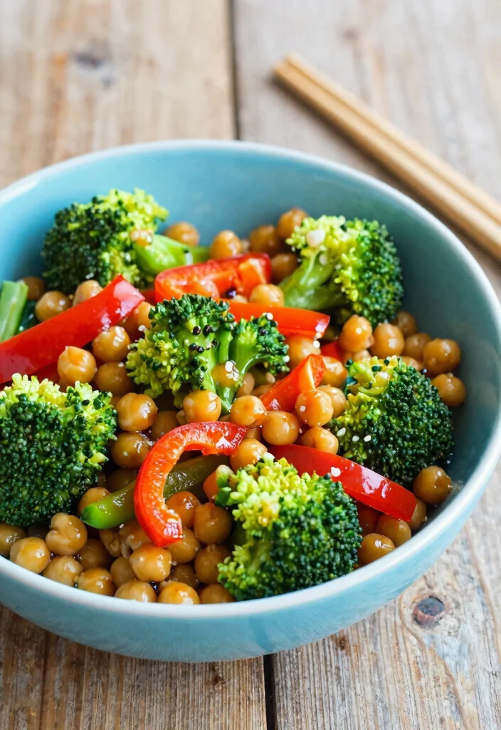 12 High-Fiber Dinner Recipes for Easy Gut-Friendly Meals - 4. Chickpea Stir-Fry