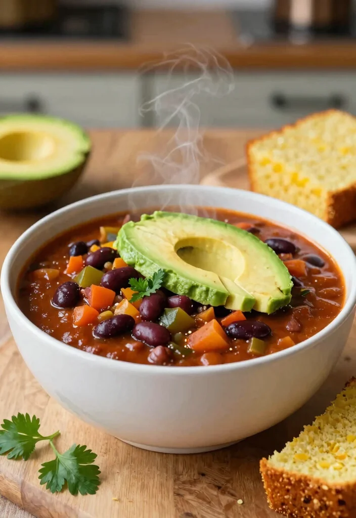12 High-Fiber Dinner Recipes for Easy Gut-Friendly Meals - 5. Vegetable & Bean Chili