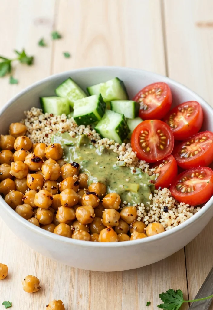 12 High-Fiber Dinner Recipes for Easy Gut-Friendly Meals - 7. Mediterranean Chickpea Bowl