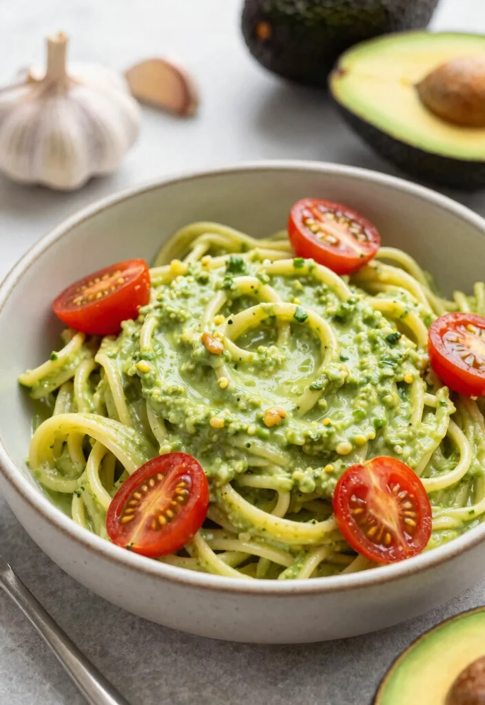 12 High-Fiber Dinner Recipes for Easy Gut-Friendly Meals - 8. Creamy Avocado Pasta