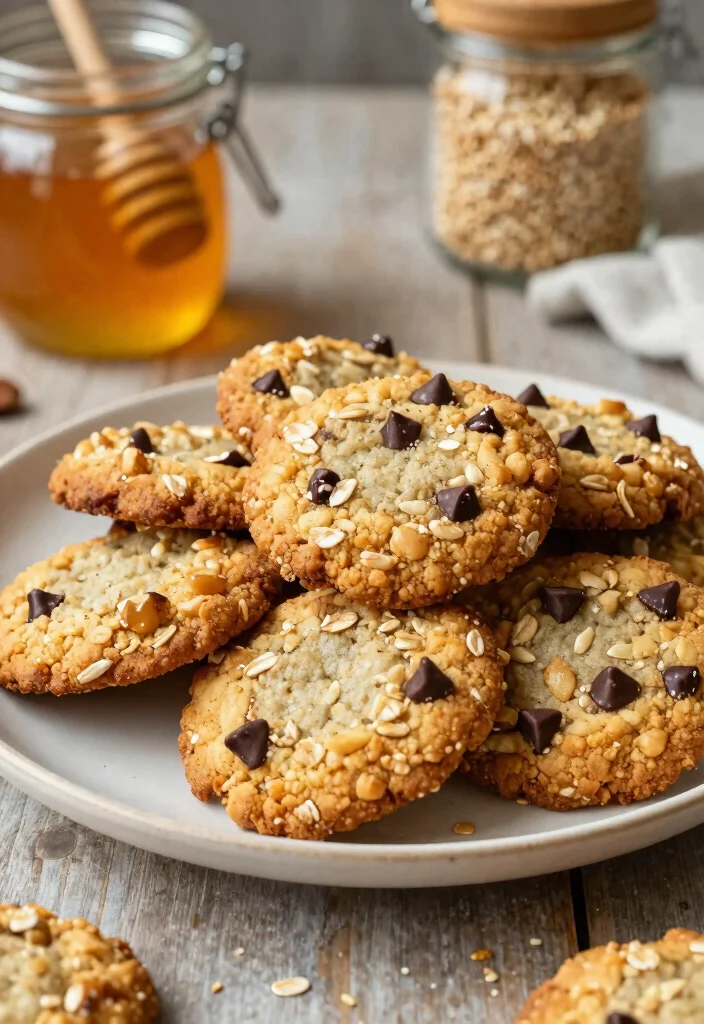 12 Honey Dessert Recipes for Light Naturally Sweet Homemade Treats - 10. Honey Oatmeal Cookies
