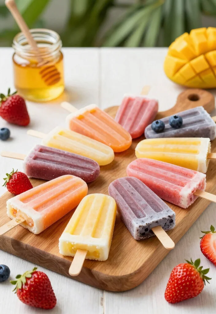 12 Honey Dessert Recipes for Light Naturally Sweet Homemade Treats - 11. Honey Popsicles