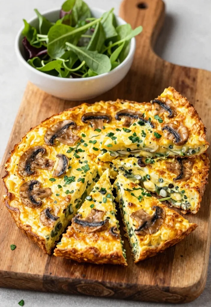 12 Keto Mushroom Recipes for Simple Savory Low-Carb Meals - 10. Mushroom Frittata