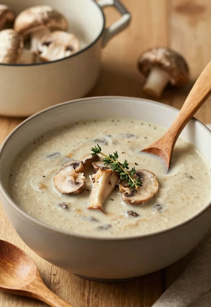 12 Keto Mushroom Recipes for Simple Savory Low-Carb Meals - 4. Savory Mushroom Soup