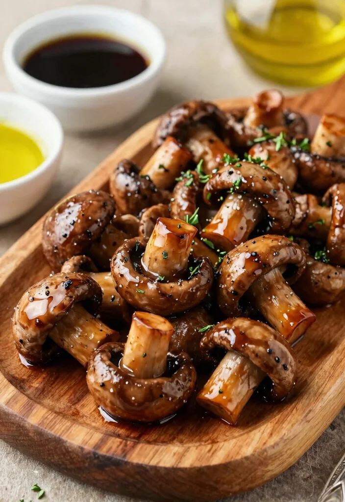 12 Keto Mushroom Recipes for Simple Savory Low-Carb Meals - 6. Balsamic Glazed Mushrooms