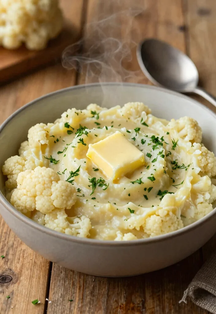 12 Keto Side Dish Recipes for Easy Low-Carb Meal Pairings - 10. Garlic Mashed Cauliflower