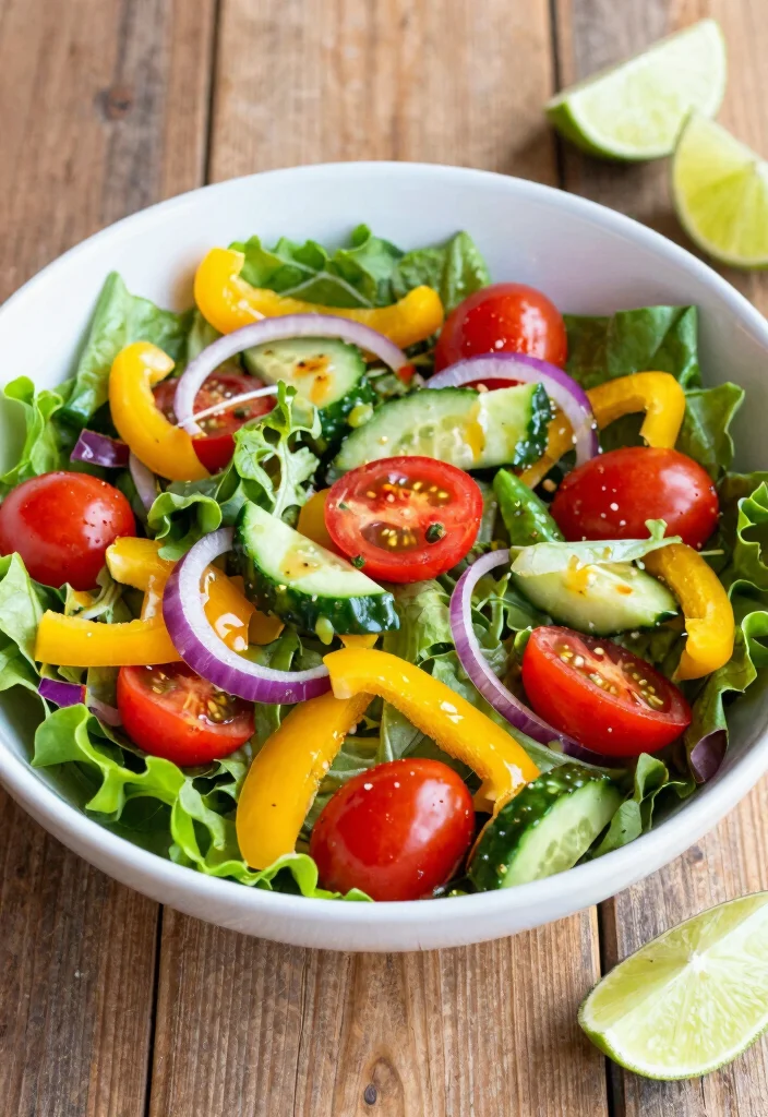 12 Low-Calorie Vegan Recipes for Light Fresh Everyday Meals - 12. Rainbow Veggie Salad