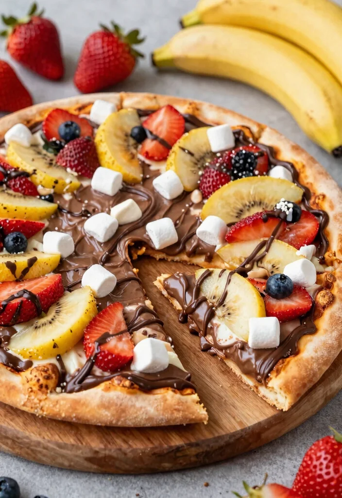 12 Nutella Dessert Recipes for Simple Rich Chocolatey Treats - 9. Nutella Pizza