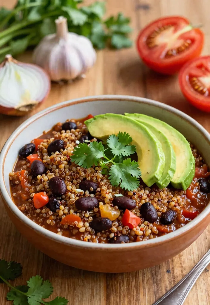 12 One-Pot Vegan Recipes for Easy Minimal-Cleanup Dinners - 1. Quinoa and Black Bean Chili