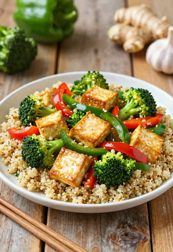 12 One-Pot Vegan Recipes for Easy Minimal-Cleanup Dinners - 3. Vegetable Stir-Fry with Tofu