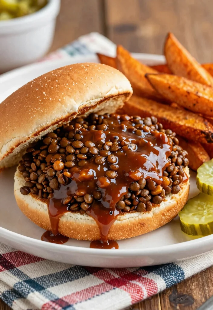 12 One-Pot Vegan Recipes for Easy Minimal-Cleanup Dinners - 9. BBQ Lentil Sloppy Joes