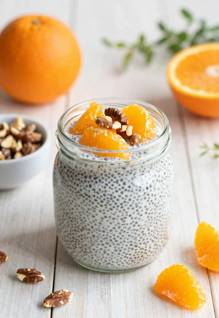 12 Orange Dessert Recipes for Bright Fresh Citrus-Forward Sweets - 3. Orange-Chia Pudding