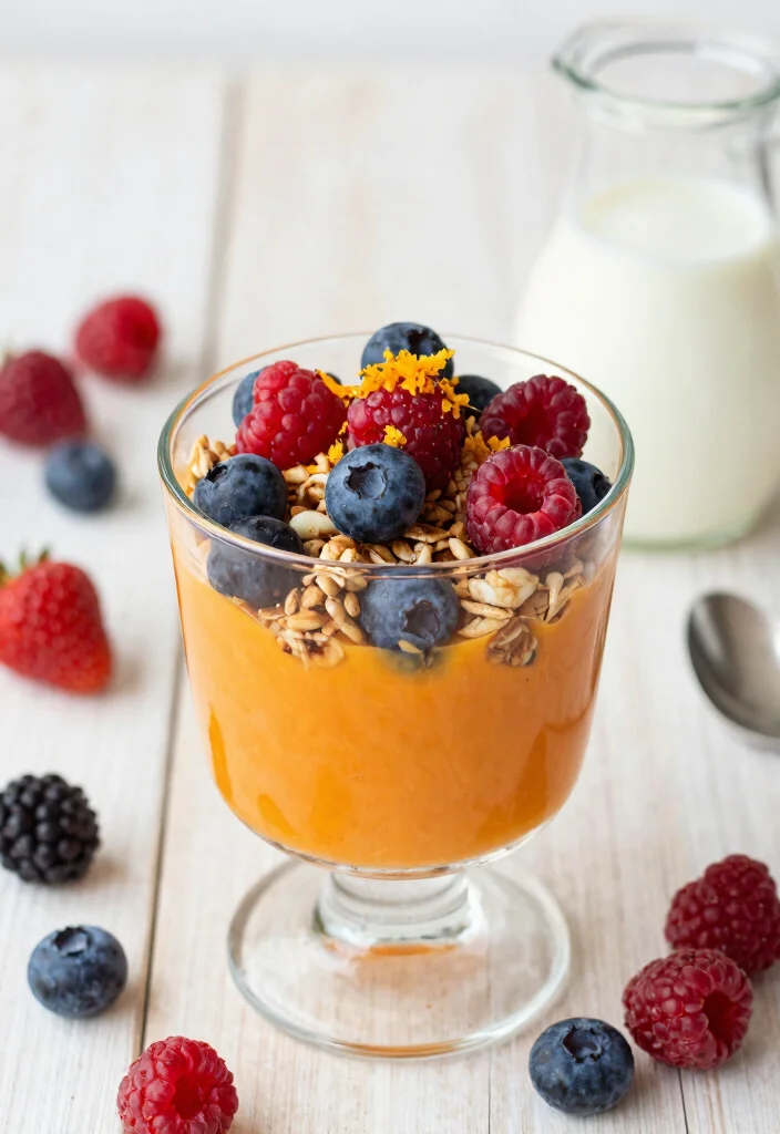 12 Orange Dessert Recipes for Bright Fresh Citrus-Forward Sweets - 9. Orange Berry Parfait