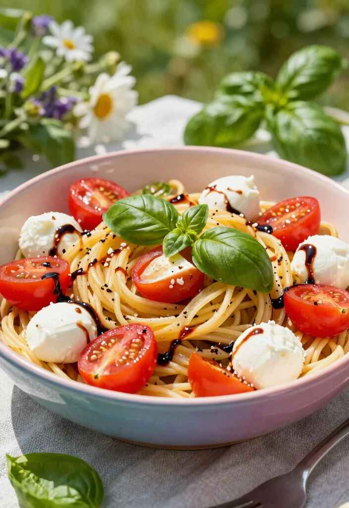 12 Summer Dinner Recipes for Light Fresh Seasonal Cooking - 3. Caprese Pasta Salad