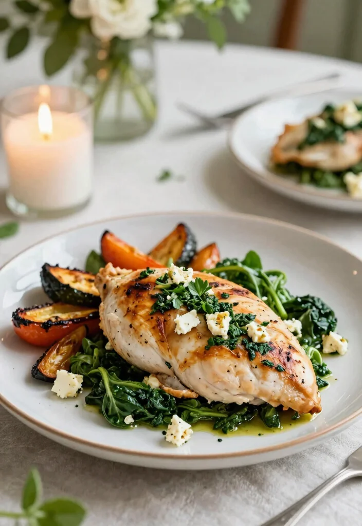 12 Summer Dinner Recipes for Light Fresh Seasonal Cooking - 8. Spinach and Feta Stuffed Chicken Breast