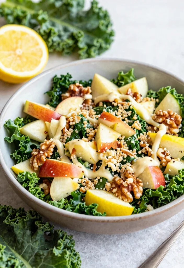 12 Vegan Kale Recipes for Fresh Nutrient-Rich Meals - 3. Kale and Quinoa Salad with Lemon Dressing