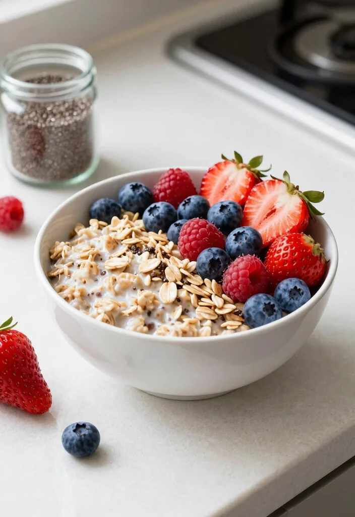 12 Vegan Oatmeal Recipes for Easy Healthy Breakfast Ideas - 5. Berry Delight Oatmeal