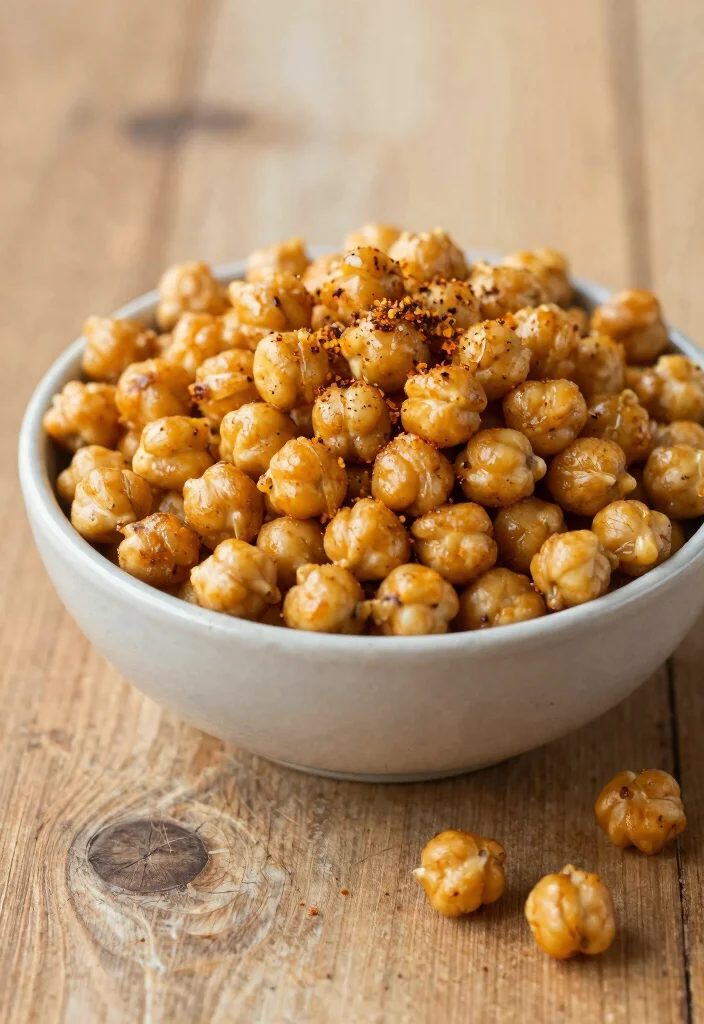14 Clean Eating Recipes for Simple Fresh Healthy Meals - 12. Spicy Roasted Chickpeas