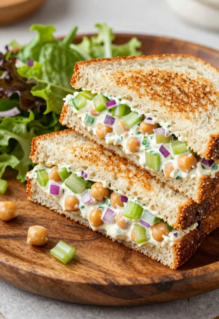 14 Clean Eating Recipes for Simple Fresh Healthy Meals - 6. Chickpea Salad Sandwich