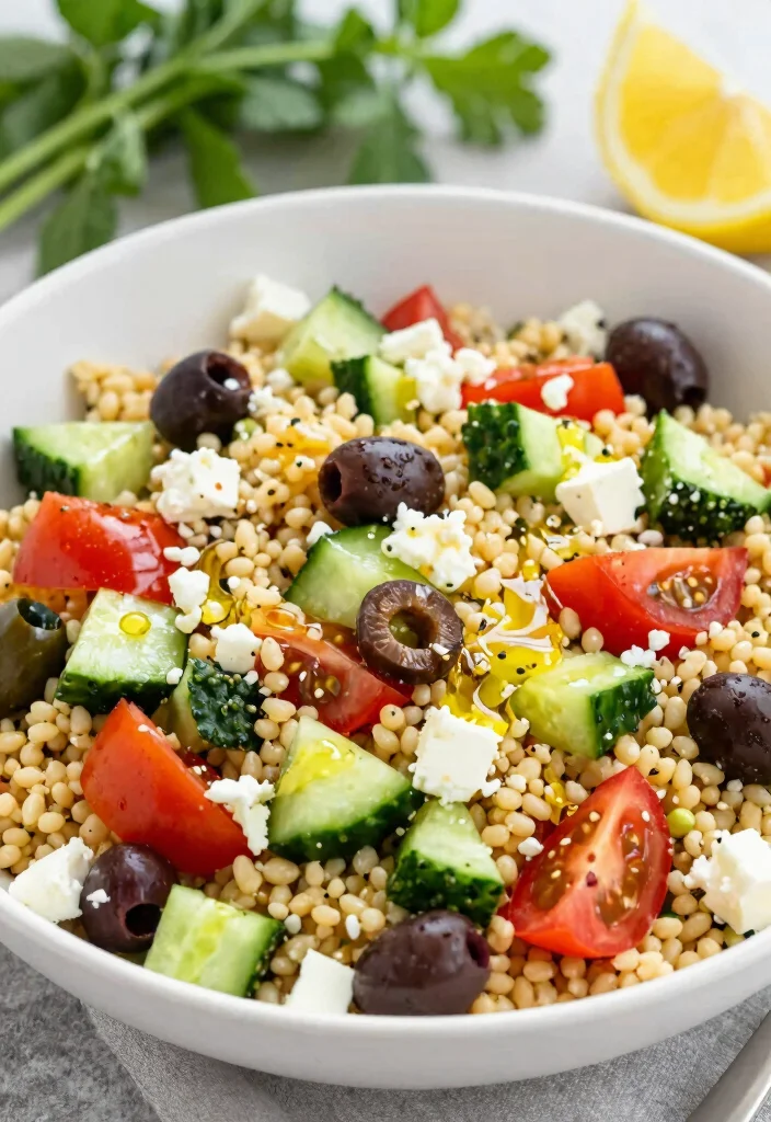 14 Vegetable Dinner Recipes for Easy Fresh Weeknight Meals - 13. Mediterranean Couscous Salad