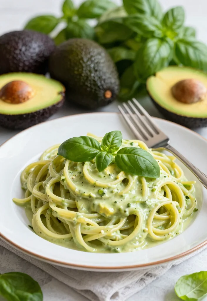 14 Vegetable Dinner Recipes for Easy Fresh Weeknight Meals - 2. Creamy Avocado Pasta