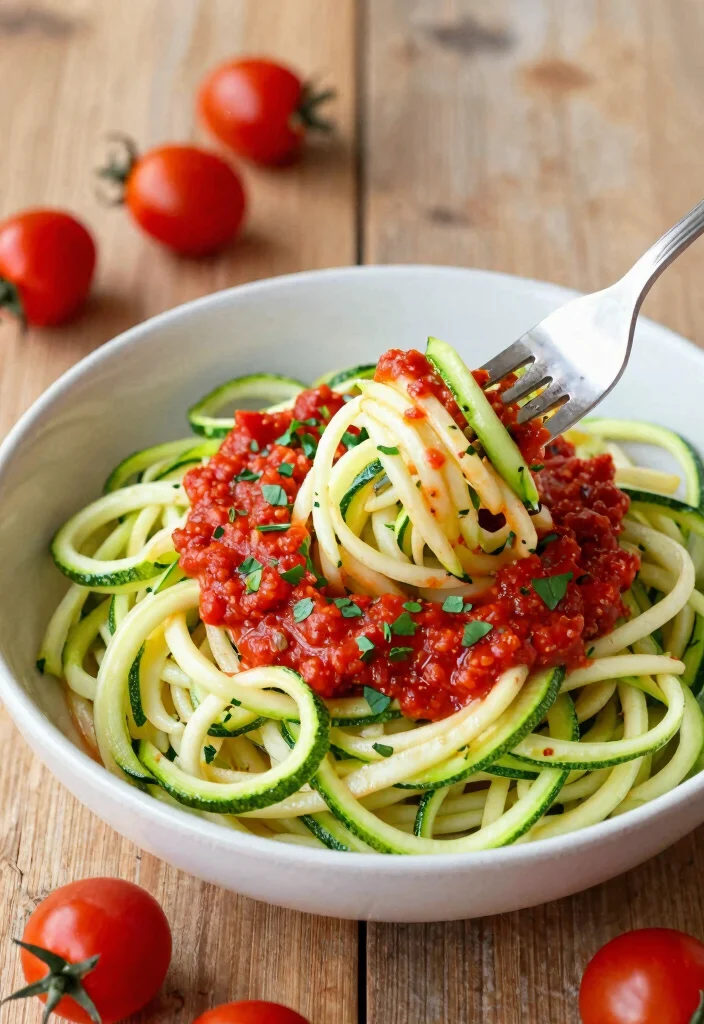 14 Vegetable Dinner Recipes for Easy Fresh Weeknight Meals - 3. Zucchini Noodles with Marinara